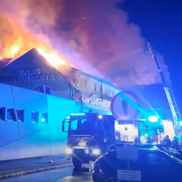 Pożar Hotelu Maria w Nowym Brzesku